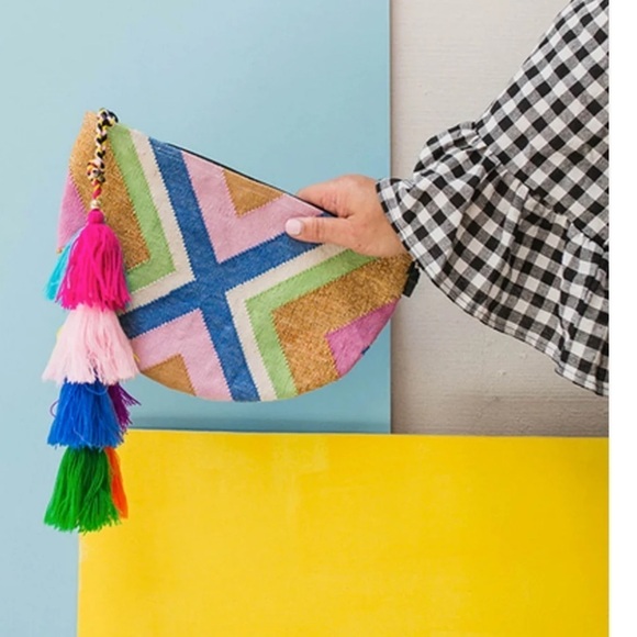 Langdon Limited Woven Clutch Bag - Picture 1 of 9